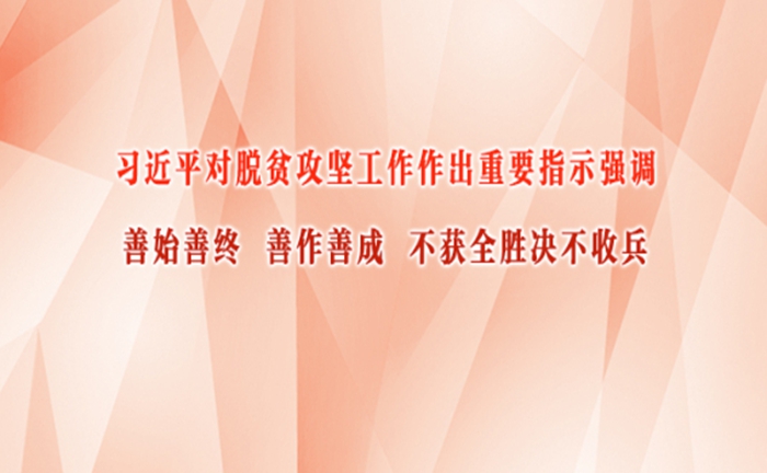 习近平对脱贫攻坚工作作出重要指示